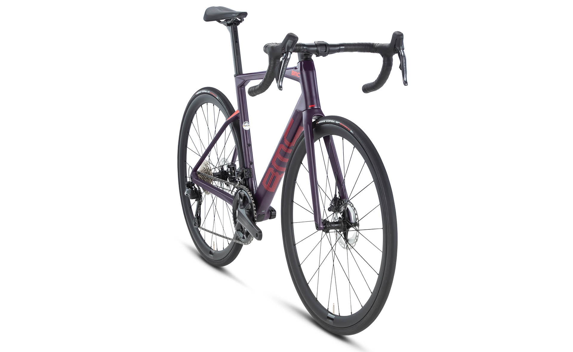 BMC Bikes | Roadmachine 01 THREE VIOLET / NEON RED